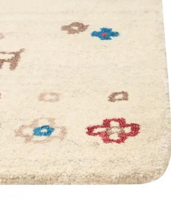 Gulvtæppe SULUCA Beige 200 x 300 cm Uld Gabbeh