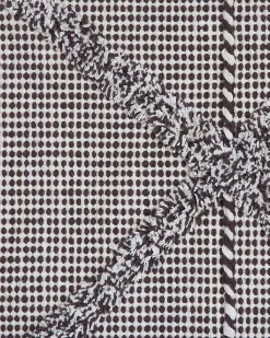 Gulvtæppe TUZLA Brun 140 x 200 cm Bomuld