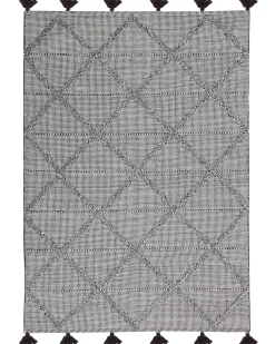 Gulvtæppe TUZLA Brun 140 x 200 cm Bomuld