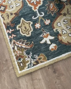 Gulvtæppe UMURLU Multifarvet 80 x 150 cm Uld