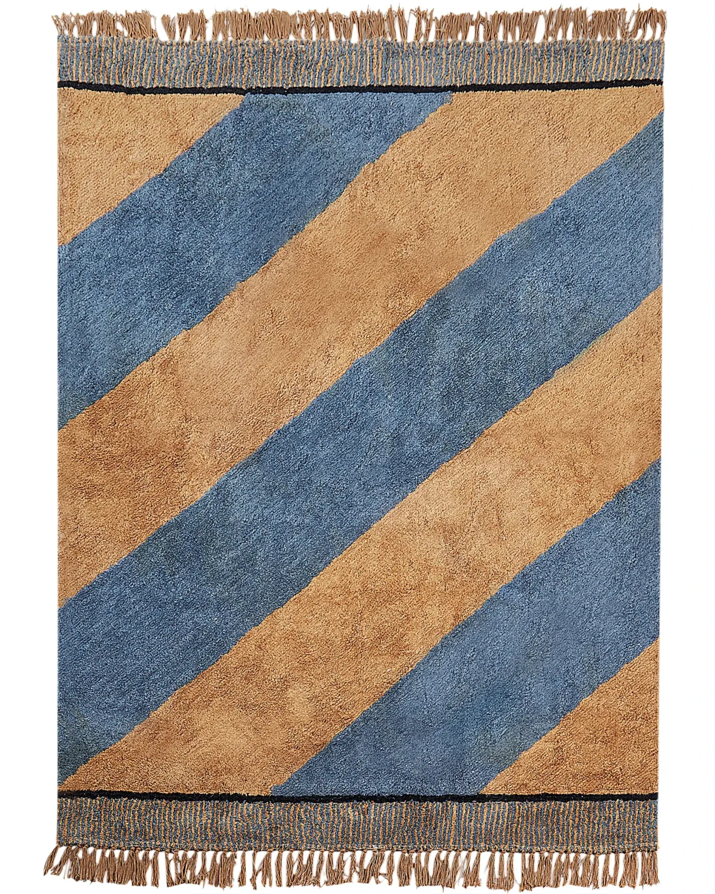 Gulvtæppe XULUF Blå 140 x 200 cm Bomuld