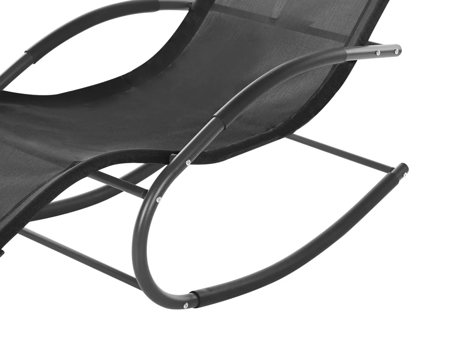 Gyngeliggestol CARANO II Metal Sort