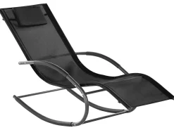 Gyngeliggestol CARANO II Metal Sort