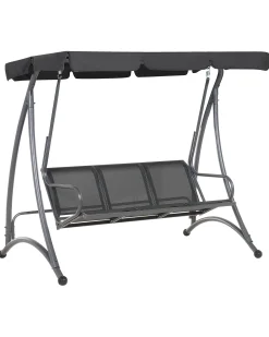 Gyngesofa BOGART Metal Sort