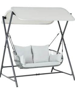 Gyngesofa FIASTRA Metal Lysegrå