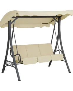 Gyngesofa GARBO Metal Beige