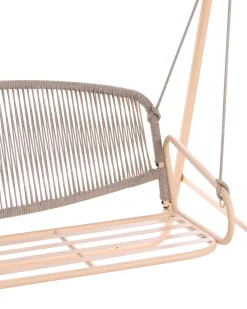 Gyngesofa NORCIA Metal Beige