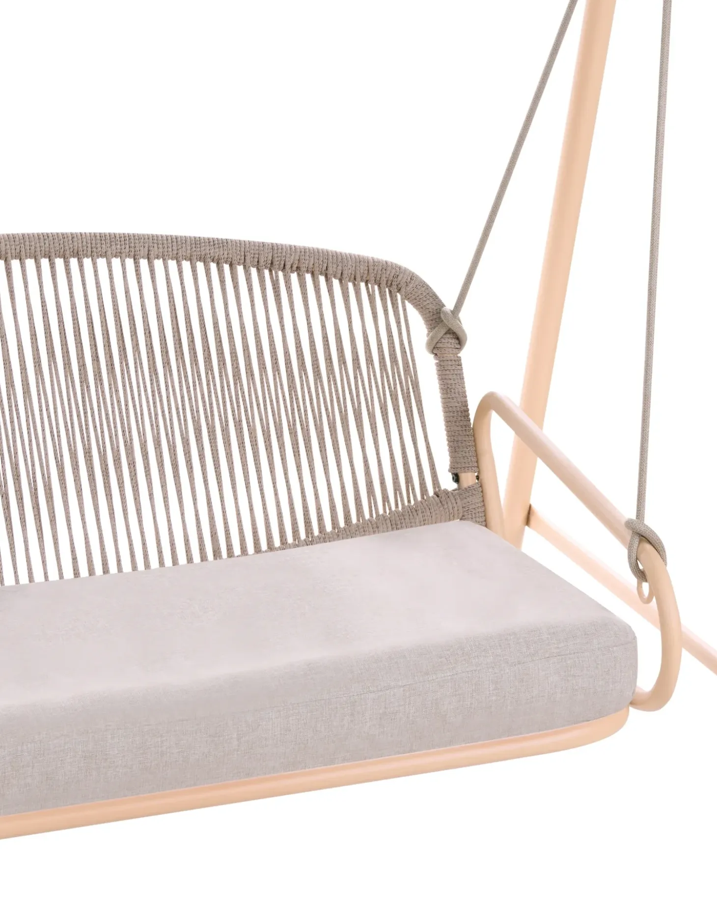 Gyngesofa NORCIA Metal Beige