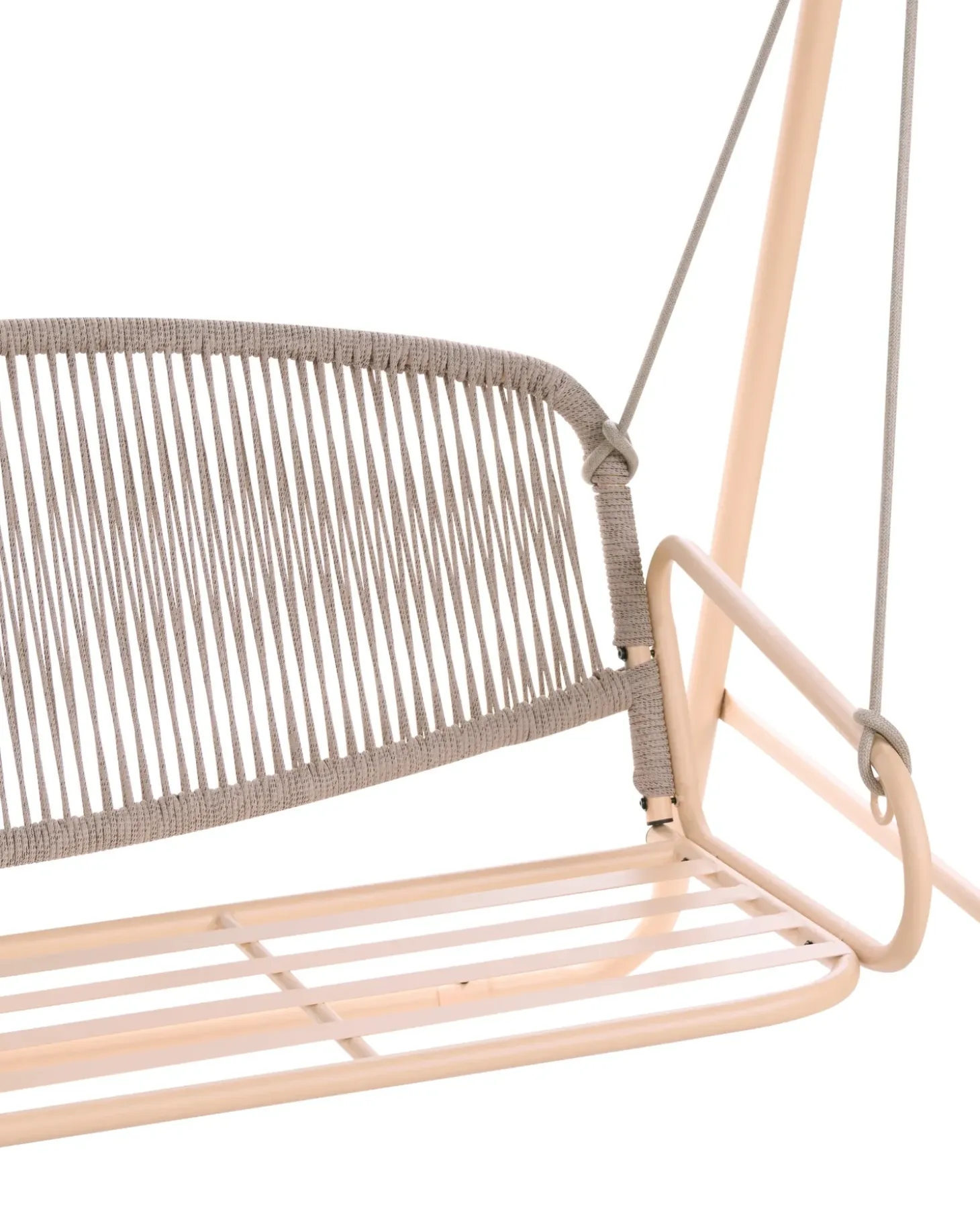 Gyngesofa NORCIA Metal Brun