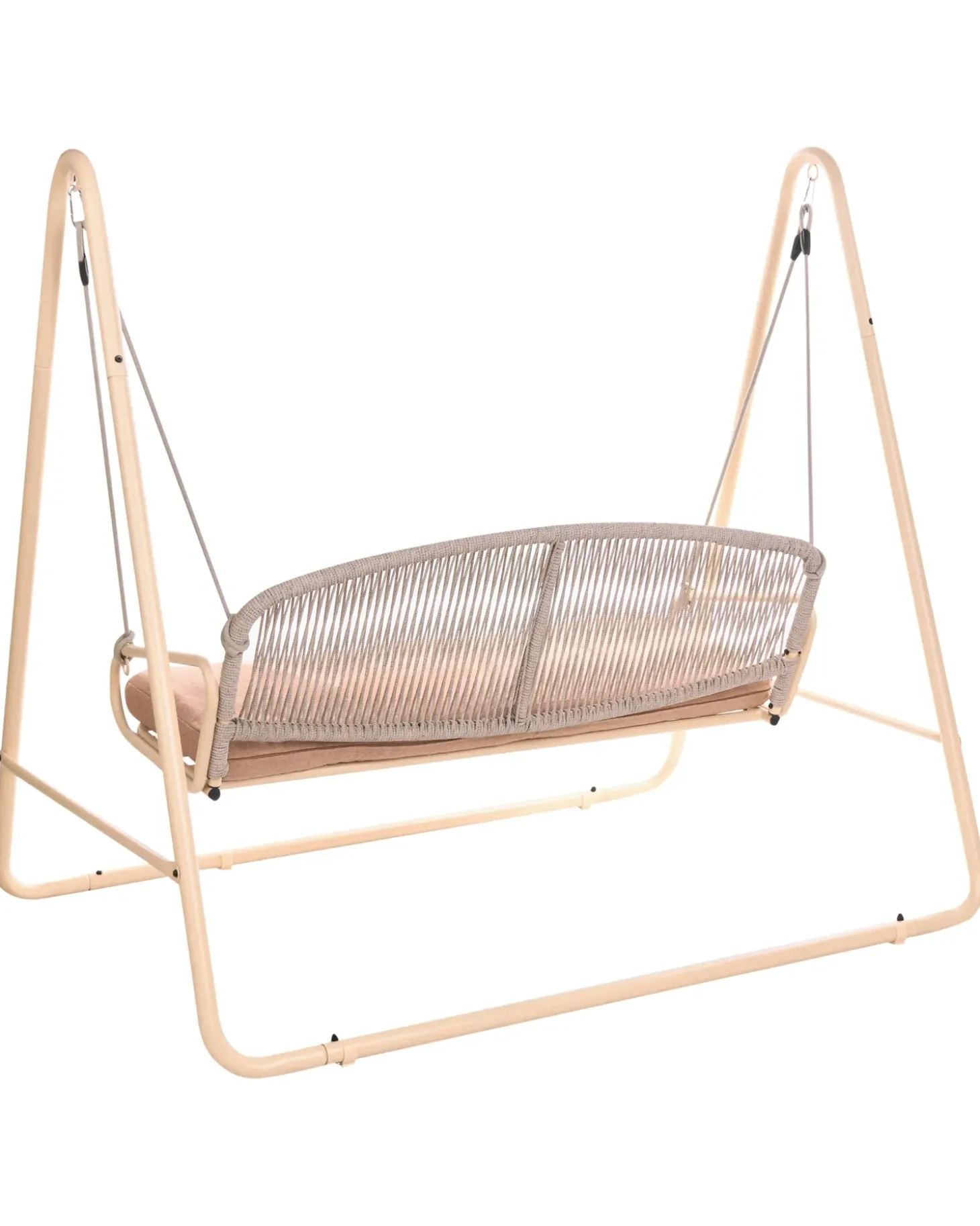 Gyngesofa NORCIA Metal Brun