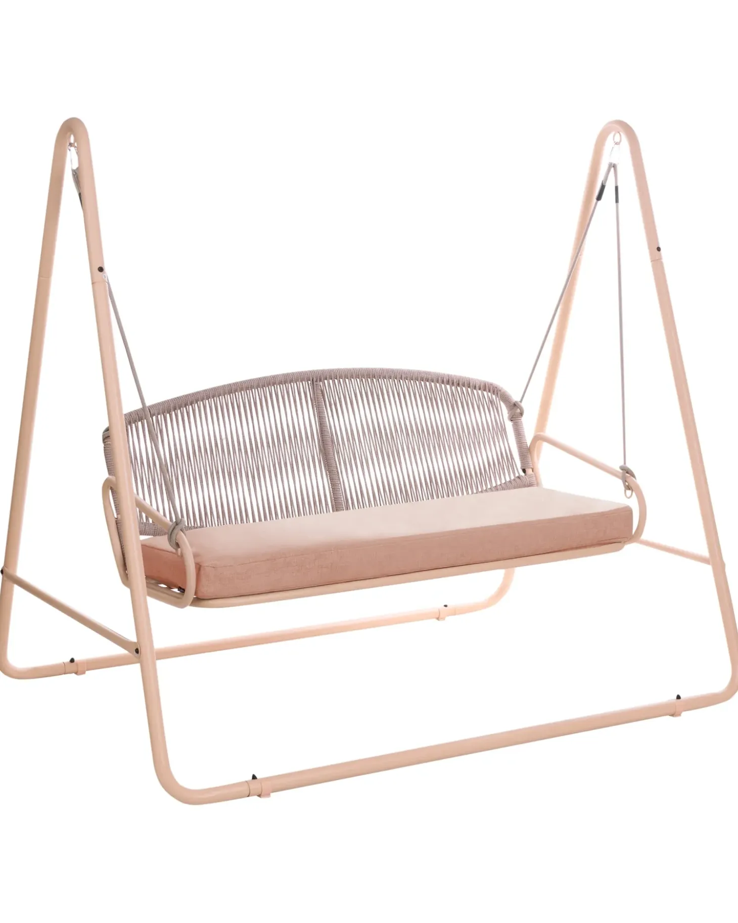 Gyngesofa NORCIA Metal Brun