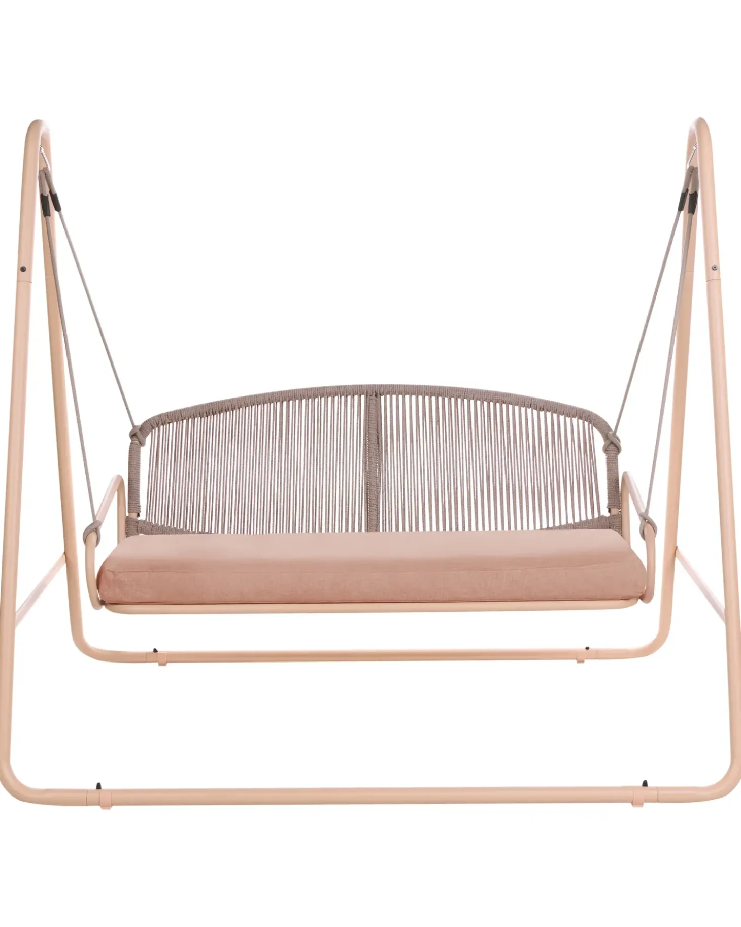 Gyngesofa NORCIA Metal Brun