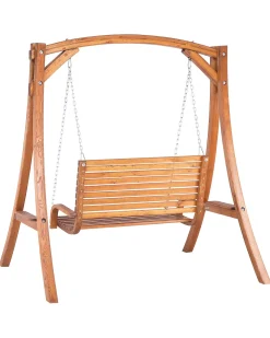 Gyngesofa NOVARA Lærketræ Brun