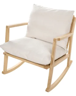 Gyngestol KJEVIK Træ Lysebrun/lys beige