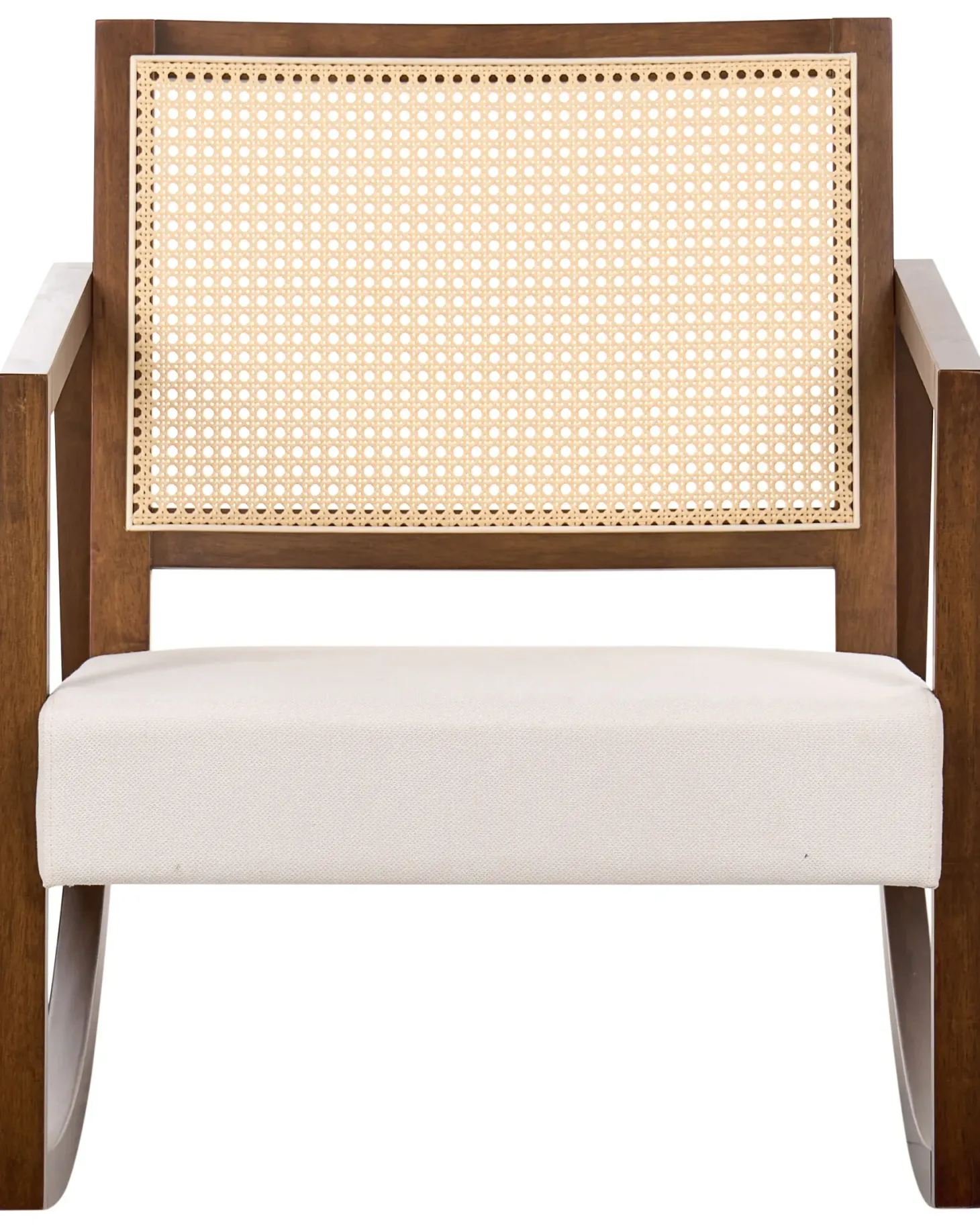 Gyngestol LEIDY Træ Brun/lys beige