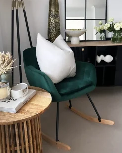 Gyngestol LIARUM Velour Smaragdgrøn