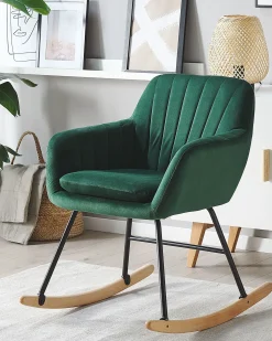 Gyngestol LIARUM Velour Smaragdgrøn