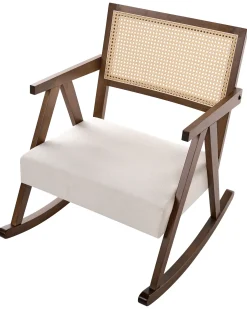 Gyngestol RYA Træ Brun/lys beige