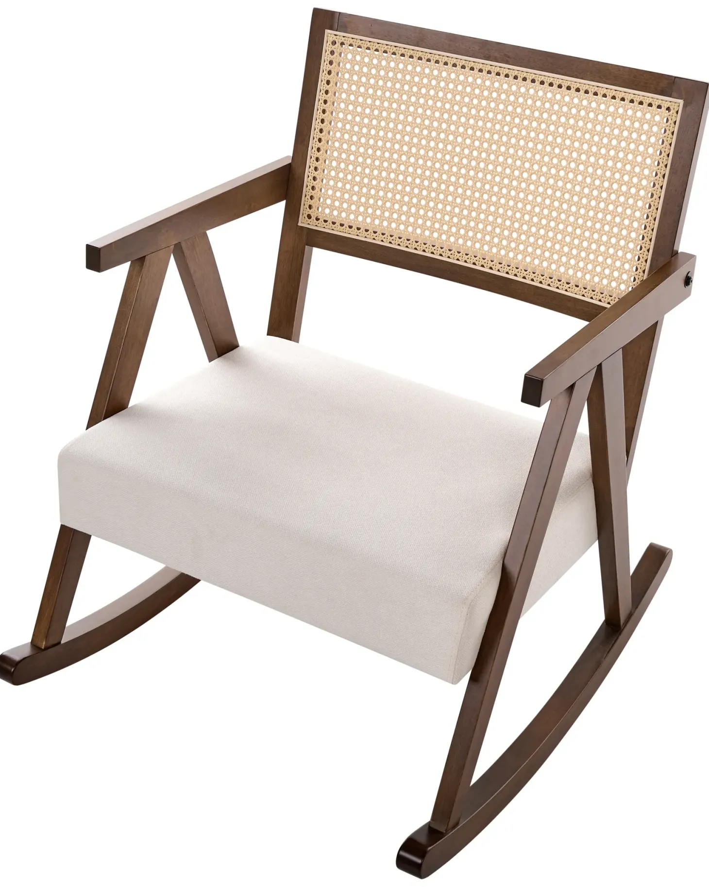 Gyngestol RYA Træ Brun/lys beige