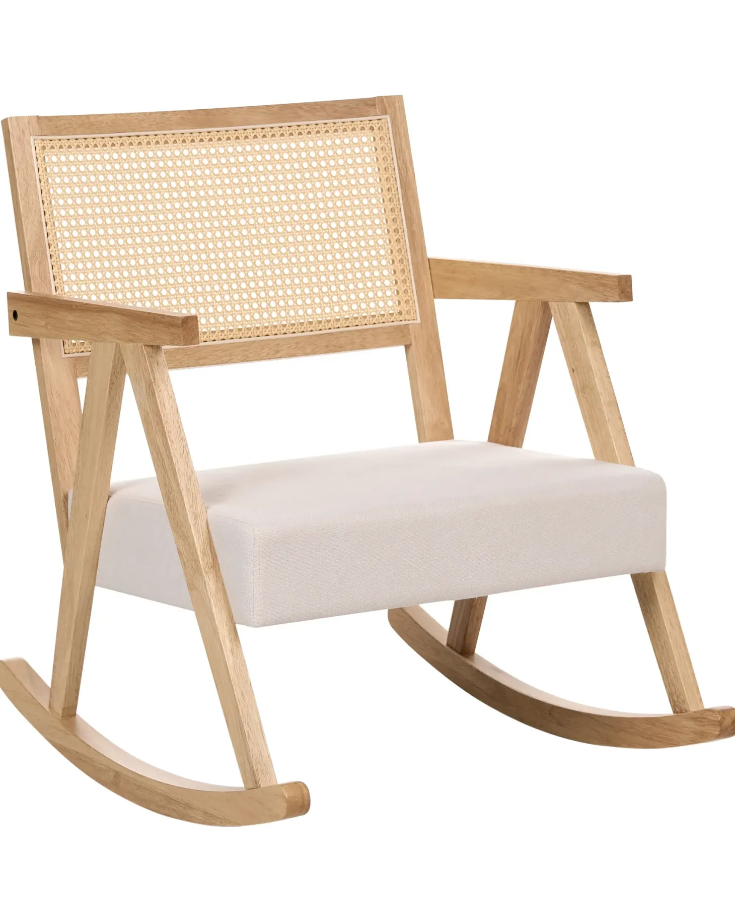 Gyngestol RYA Træ Lysebrun/lys beige