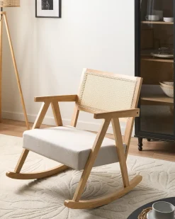 Gyngestol RYA Træ Lysebrun/lys beige