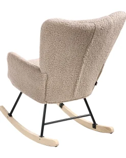 Gyngestol SANDVE Boucle Brungrå