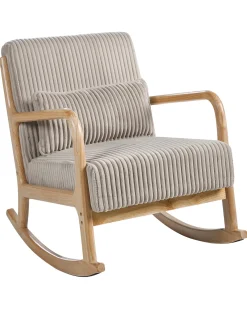 Gyngestol SORSELE Fløjl Beige