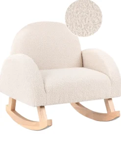 Gyngestol til børn HUG Boucle Lys Beige