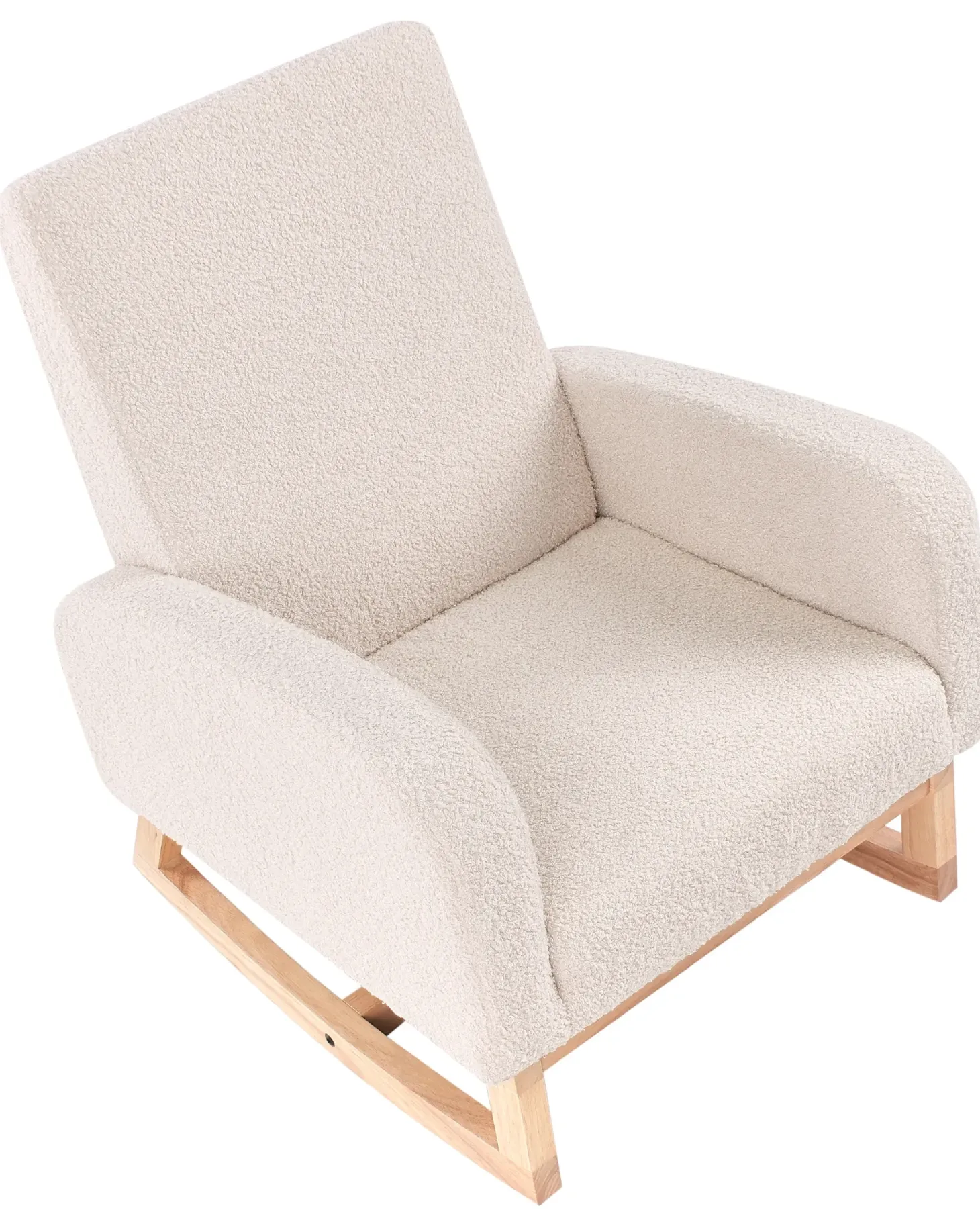 Gyngestol til børn NORBY Boucle Lys Beige