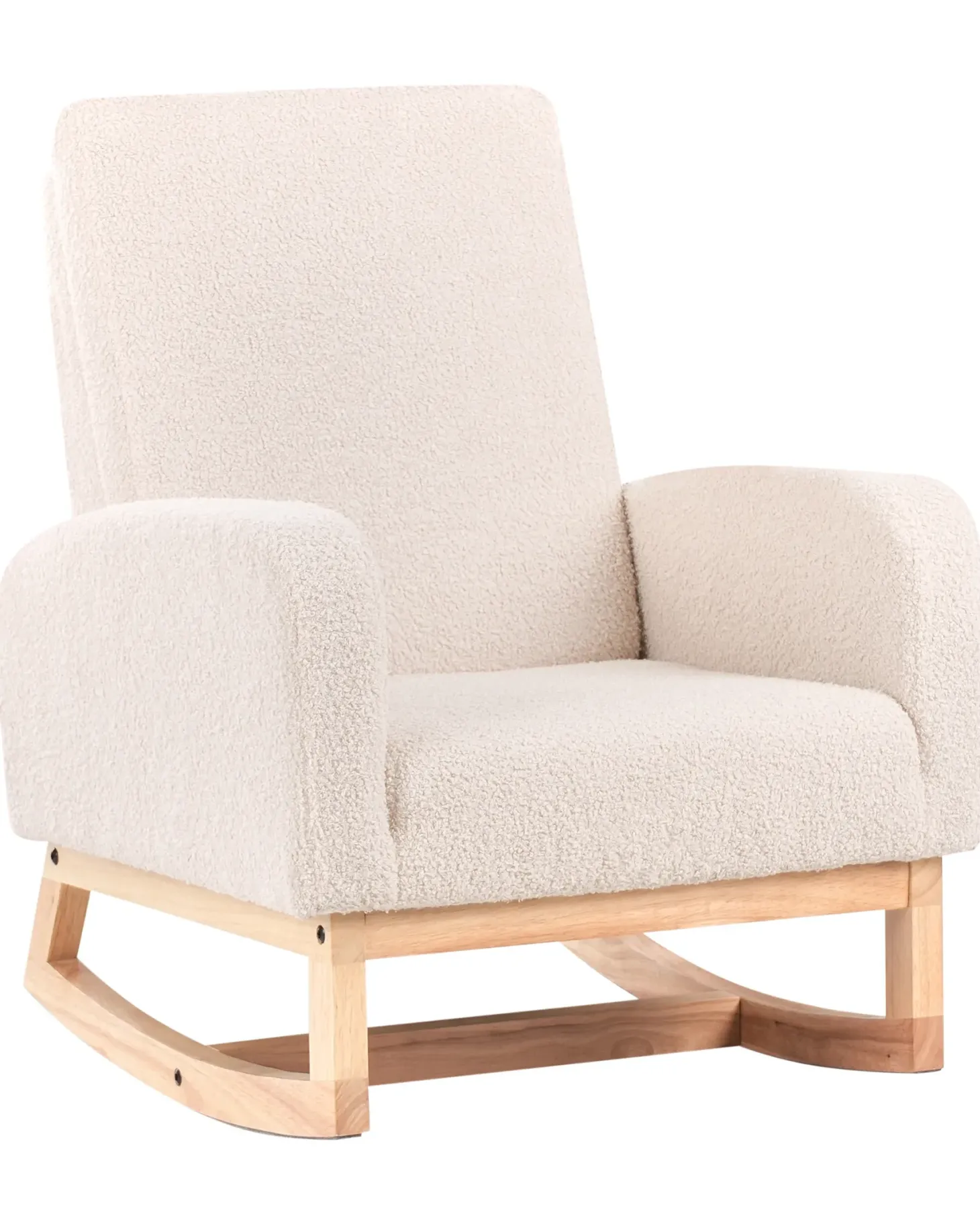 Gyngestol til børn NORBY Boucle Lys Beige