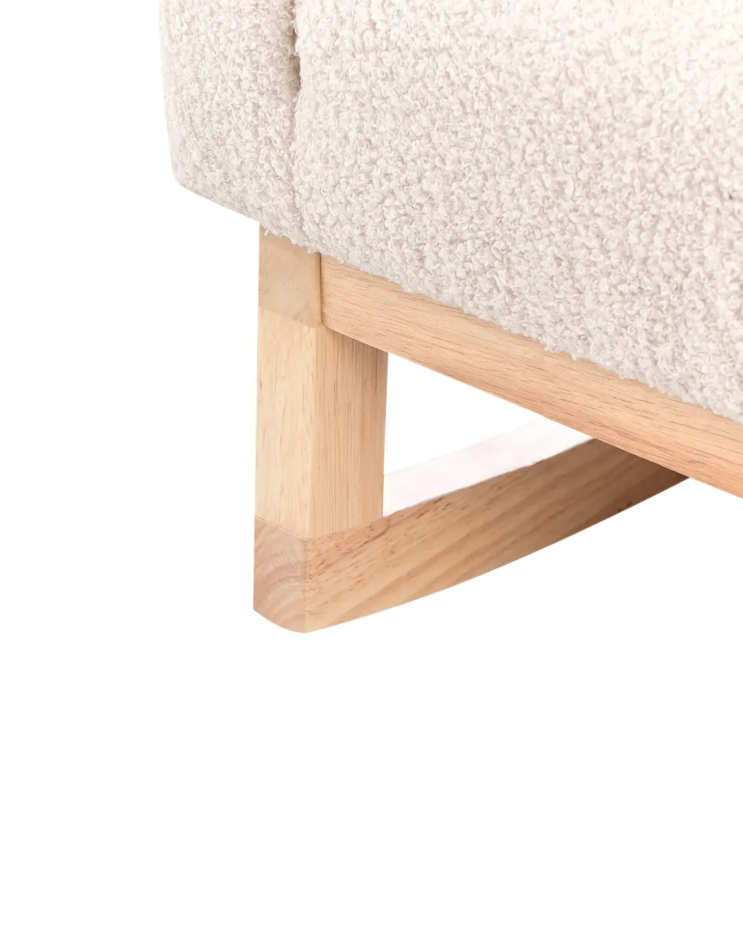 Gyngestol til børn NORBY Boucle Lys Beige