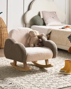 Gyngestol til børn Sky SKARE Boucle Beige
