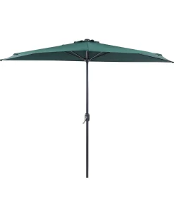 Halvrund parasol 270 cm GALATI Grøn