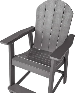 Have barstol ADIRONDACK Syntetisk materiale Mørkegrå