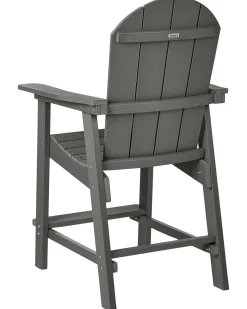 Have barstol ADIRONDACK Syntetisk materiale Mørkegrå