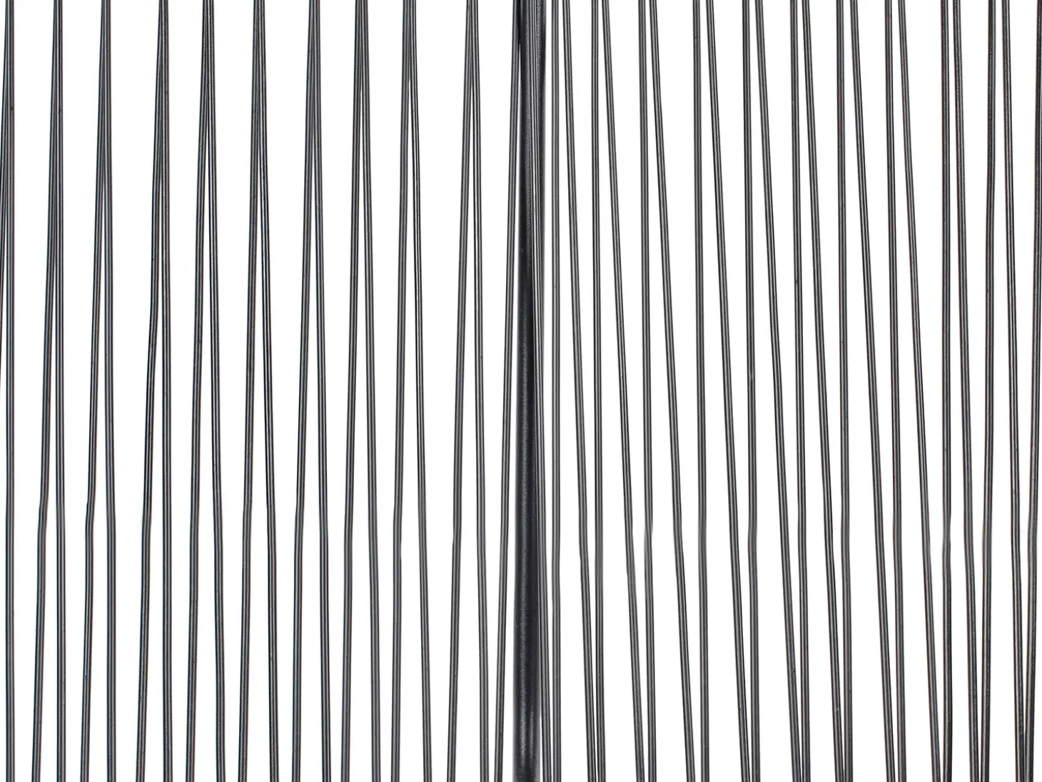 Havebænk ACAPULCO II 113 cm PE-rattan Sort