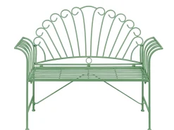 Havebænk CAVINIA 125 cm Metal Grøn