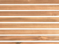 Havebænk med hynde GIAVENO 210 cm Akacietræ Cremehvid