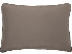 Havebænk med hynde PORTICI 210 cm Eukalyptustræ Mørkebrun/taupe