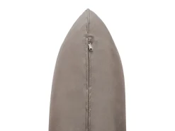 Havebænk med hynde PORTICI 210 cm Eukalyptustræ Mørkebrun/taupe