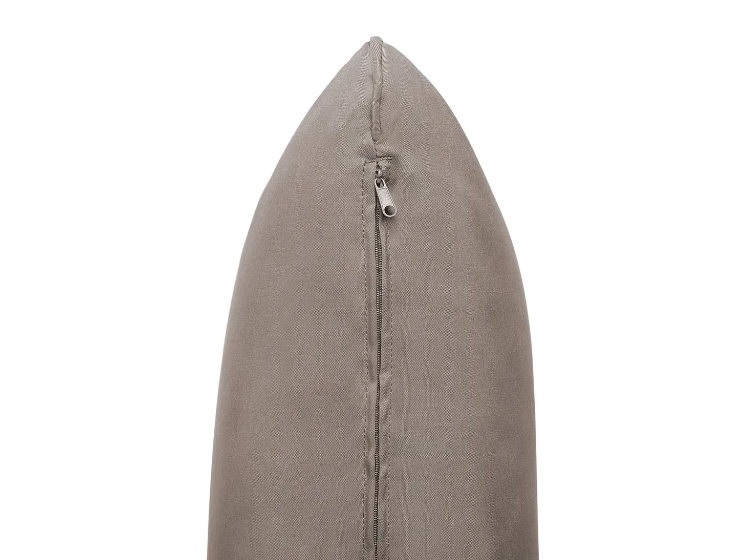 Havebænk med hynde PORTICI 210 cm Eukalyptustræ Mørkebrun/taupe
