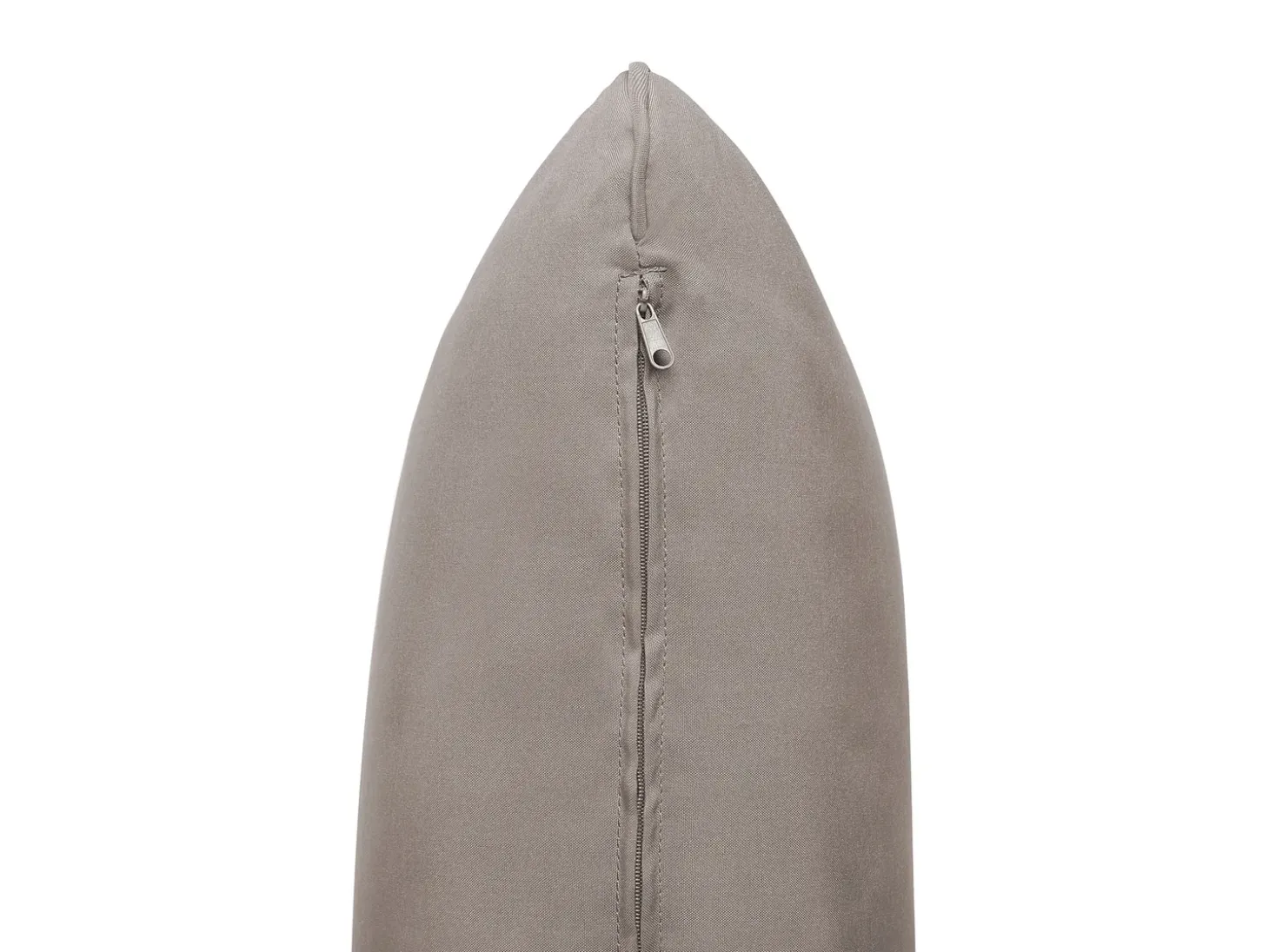 Havebænk med hynde PORTICI 210 cm Eukalyptustræ Lysebrun/taupe