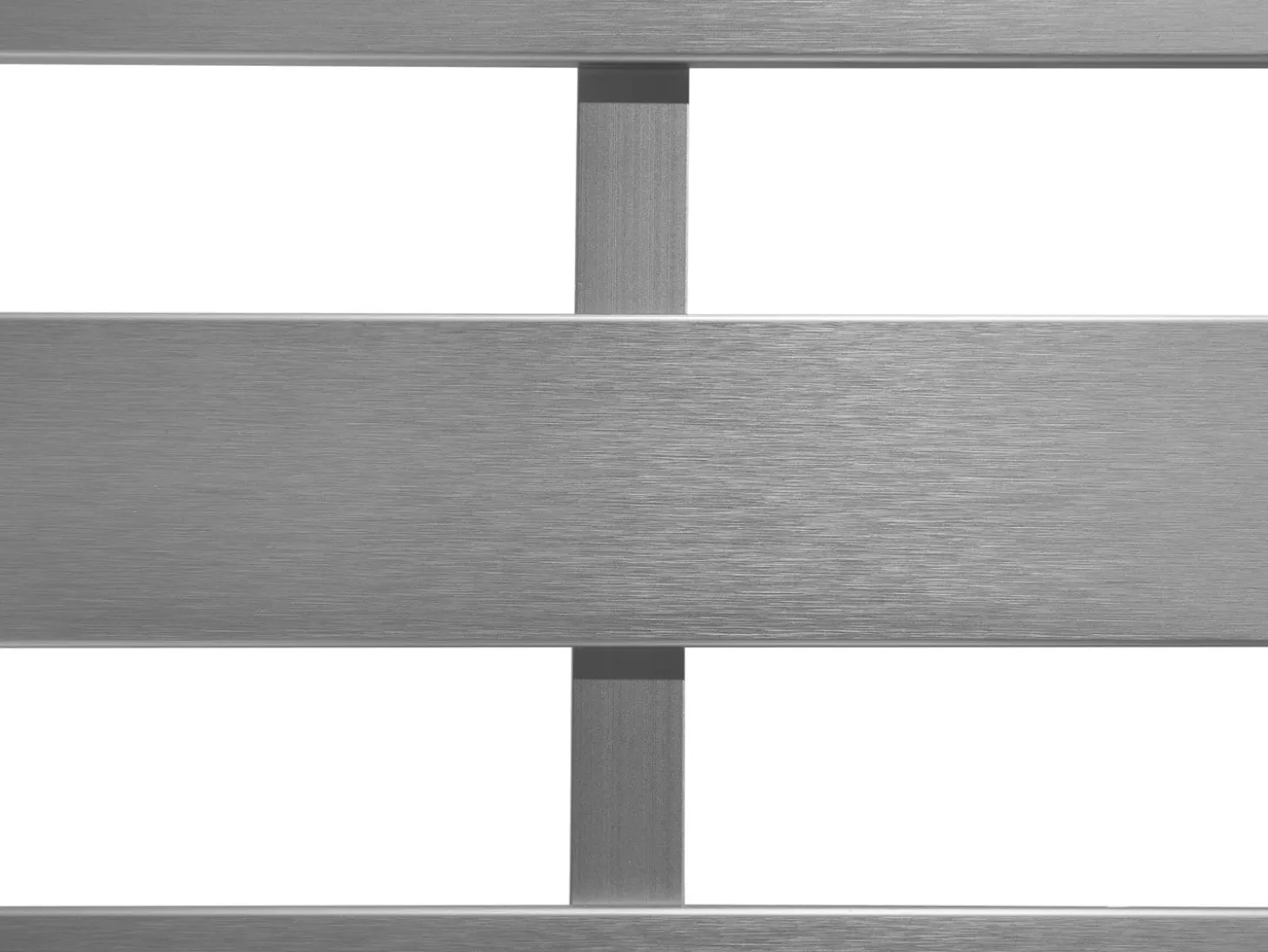 Havebænk med hynde SALERNO 142 cm Metal Mørkegrå