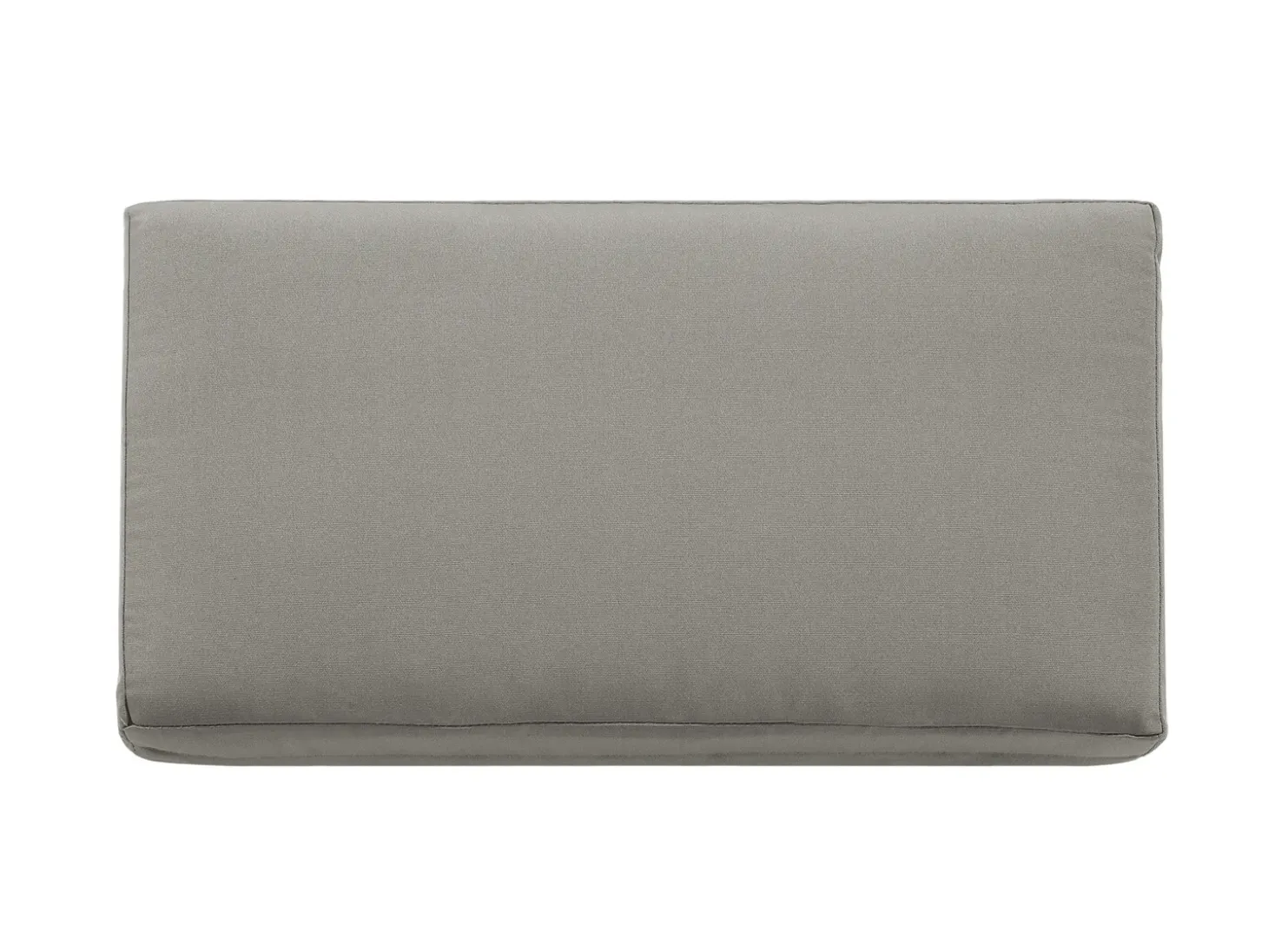 Havebænk med hynde SALERNO 142 cm Metal Mørkegrå