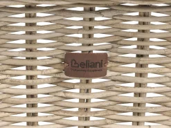 Havebænk med hynde SUSUA 141 cm Rattan Naturlig