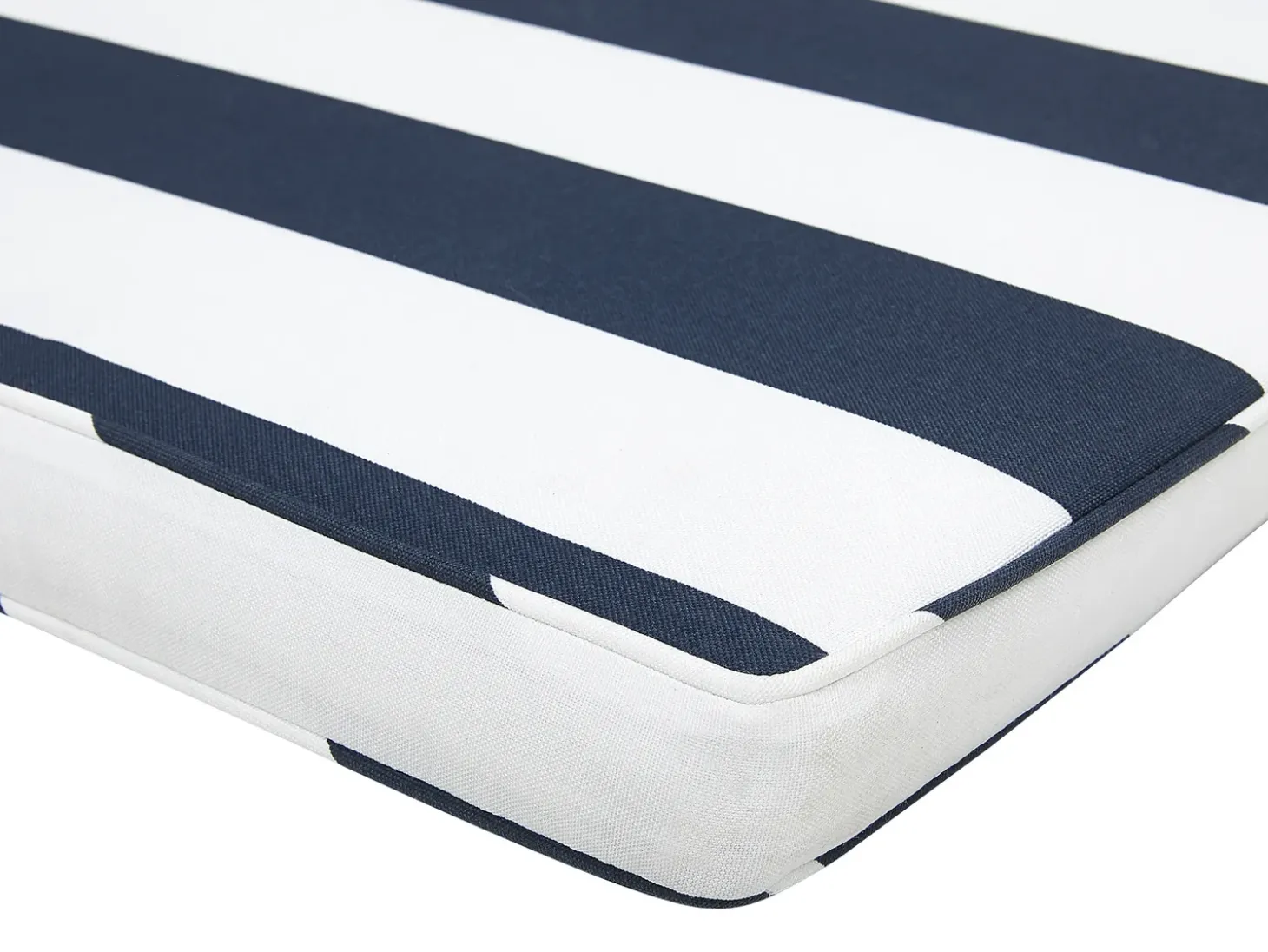 Havebænk med hynde VIVARA 160 cm Certificeret akacietræ Navy Blå