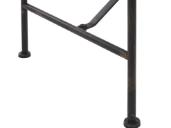 Havebænk MILAZZO 130 cm Metal Sort