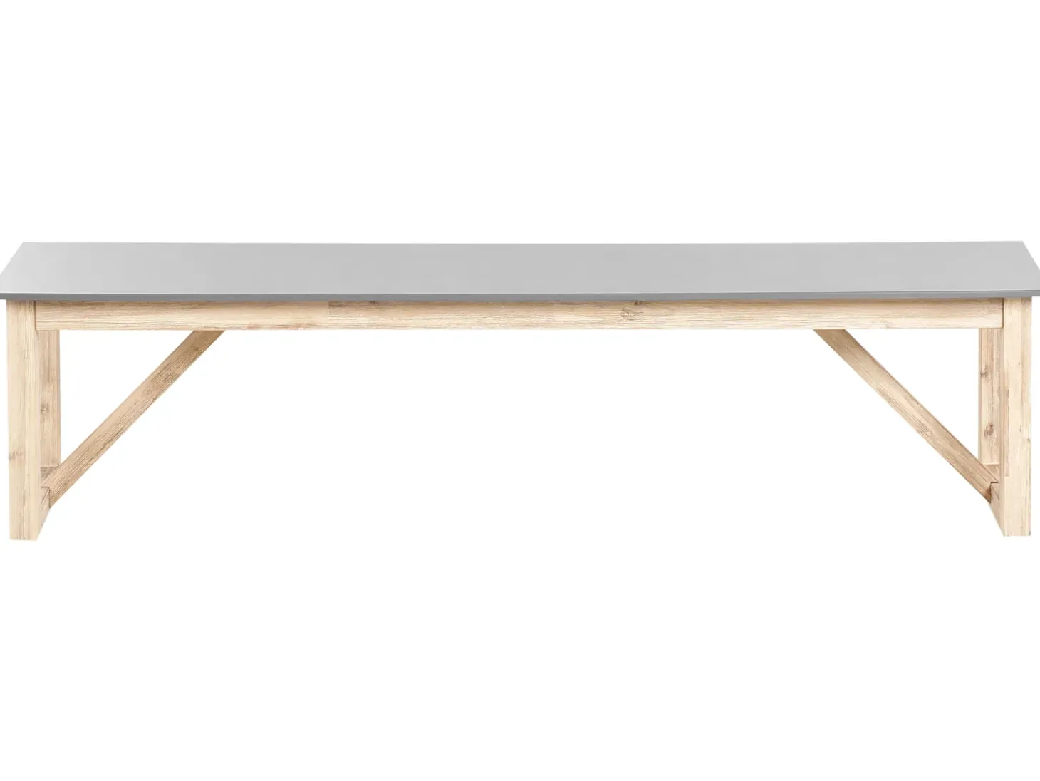 Havebænk NOTTERI 180 cm Beton Grå