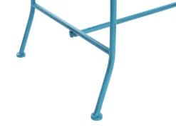Havebænk PAVIA 146 cm Metal Blå