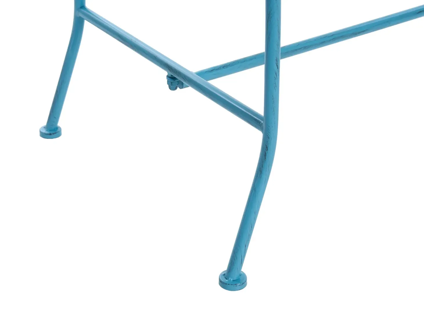 Havebænk PAVIA 146 cm Metal Blå